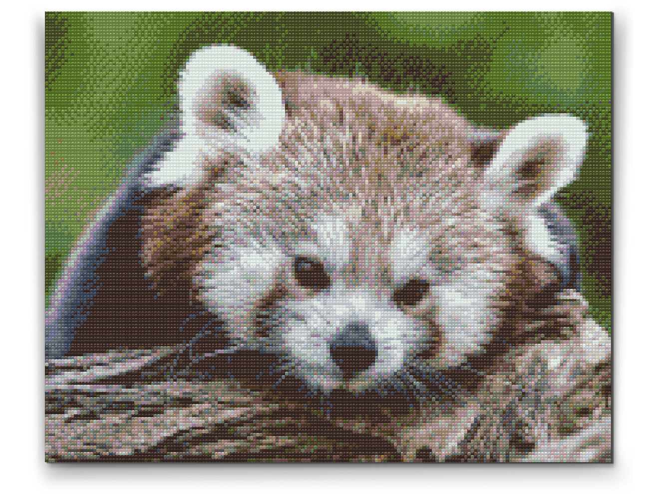 Diamantové malování - Red Panda